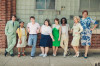 L t R: Ethan Lupp (Corny), A’mia Imani (Little Inez), Abraham Deitz-Green (Link), Grace Hall (Tracy), Lily Ramras (Penny), Ajene Cooks (Seaweed), Emma Jean Eastlund (Velma), Scott Spector (Edna).
