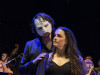 Caden Cole as The Phantom/Eric (left), and Emily Lewis (right) as Christine in BrightSide Theatre's 'Phantom in Concert' at Madden Theatre.