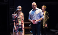 Caroline Heffernan (left, front), Brittany Burch, John Gawlik and Lynda Newton