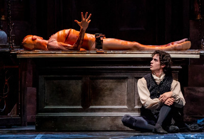 Jonathan Dole and José Pablo Castro Cuevas in Joffrey Ballet "Frankenstein."