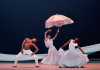 Alvin Ailey American Dance Theater's Solomon Dumas, Constance Stamatiou and Yazzmeen Laidler in Alvin Ailey's Revelations.