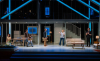 Photo of Amanda Pulcini, Z Mowry, Ellie Duffey, Cliff Chamberlain, Becca Ayers, and Alex Goodrich in Out Here at Court Theatre.