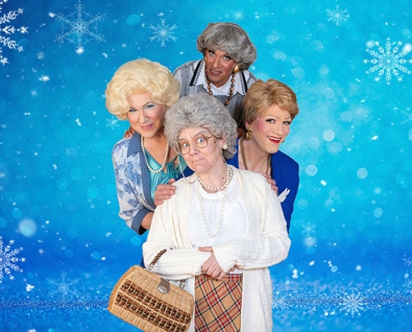 Pictured: Kelly Bolton, Ed Jones, Grant Drager and David Cerda in a publicity image for It's a Horrible Life – A Golden Girls Lost Episodes Musical Parody.