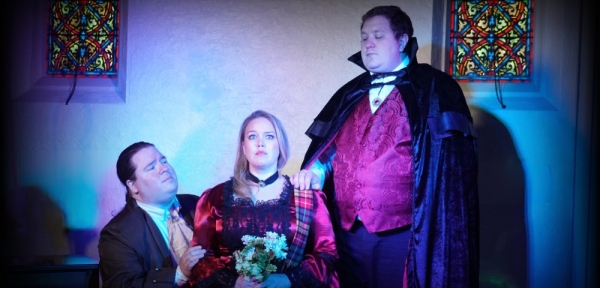 Jordan Loyd, Jessie Lyons, and Jeremiah Strickler in Der Vampyr .