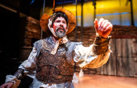 Michel Rodríguez Cintra is Don Quixote in "Circus Quixote" from Lookingglass Theatre Company now playing through March 30 at the Joan and Paul Theatre at Water Tower Water Works, 163 E. Pearson St. at Michigan Ave.