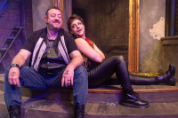 Scott Danielson and Jack Chylinski in LOKI THE END OF THE WORLD TOUR at Lifeline Theatre.
