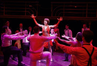 Stephanie Binetti and cast in "Anything Goes" at Marriott Theatre